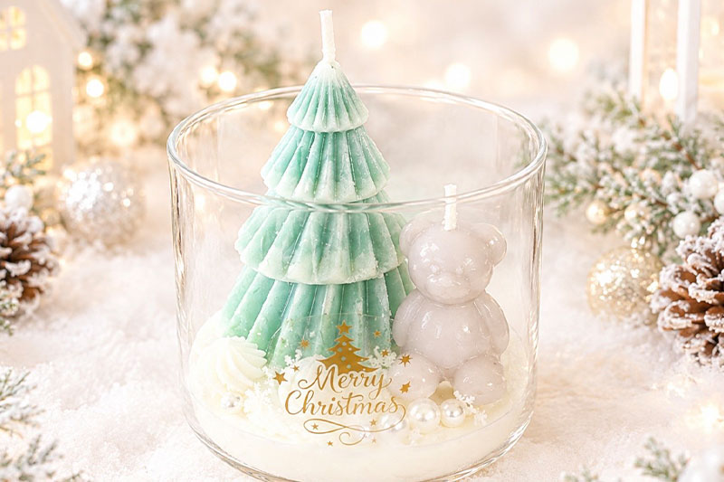 White Xmasキャンドル